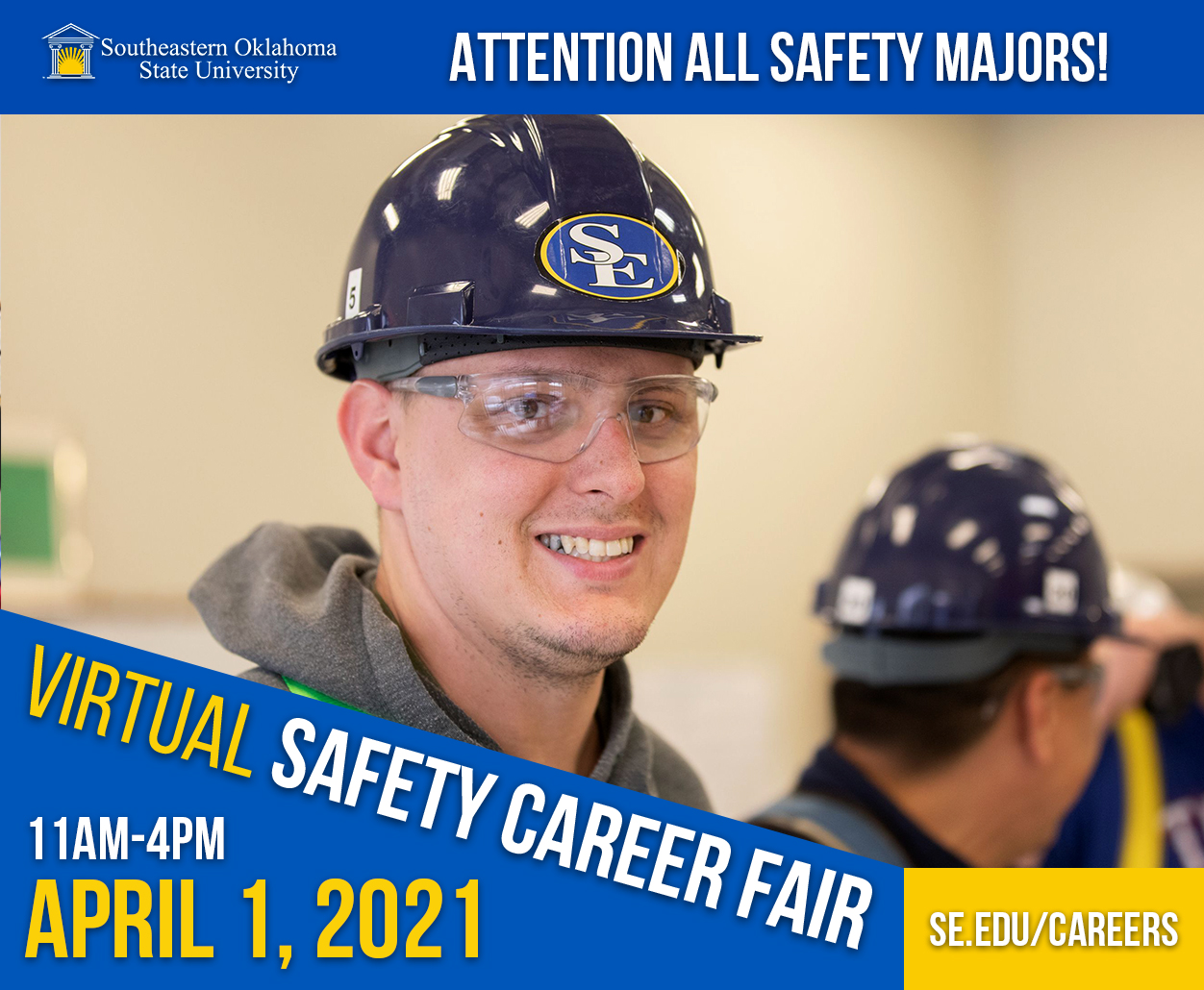 Virtual Safety Career Fair April 1, 2021 Career Services