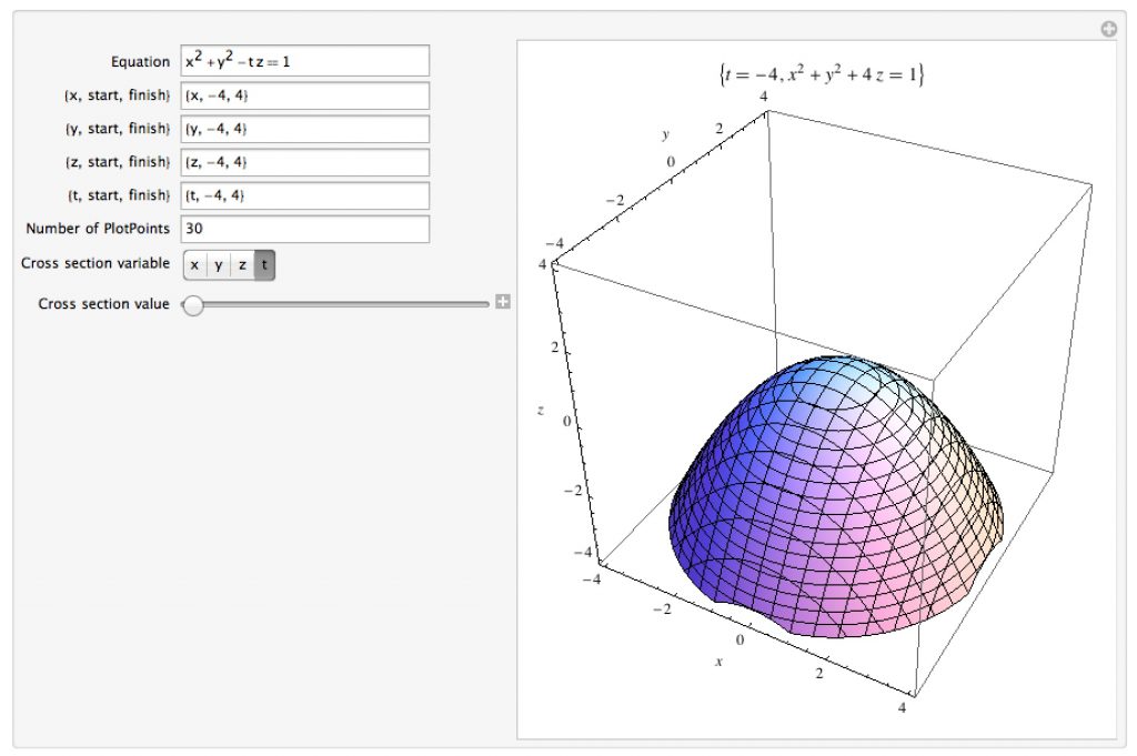 Dr. Moretti's Mathematica Notebooks - Calculus 3