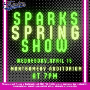 Sparks Spring Show flyer