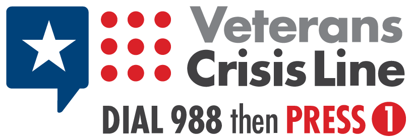 Veterans Crisis Line log - Dial 988 then press 1