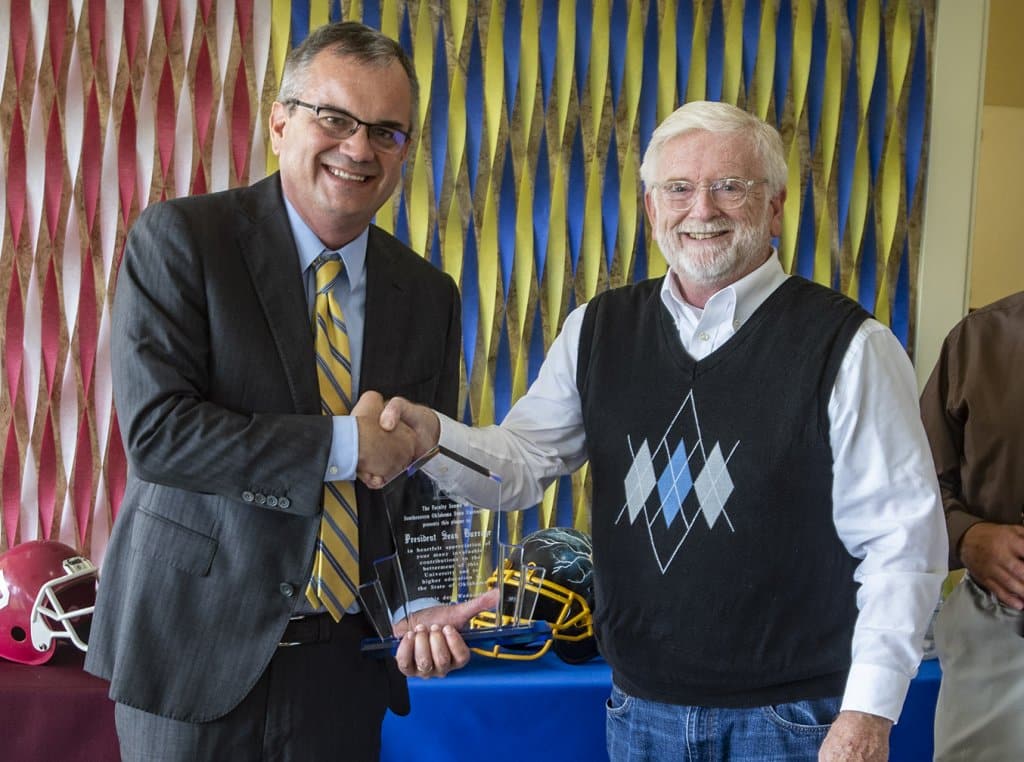Reception honors President Burrage Southeastern Oklahoma State University
