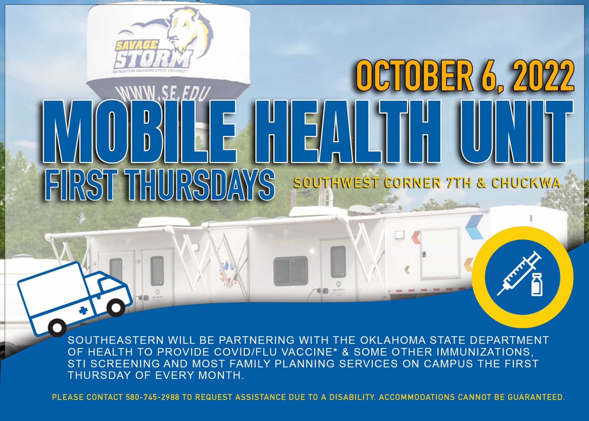 Mobile Health Unit Southeastern Oklahoma State University