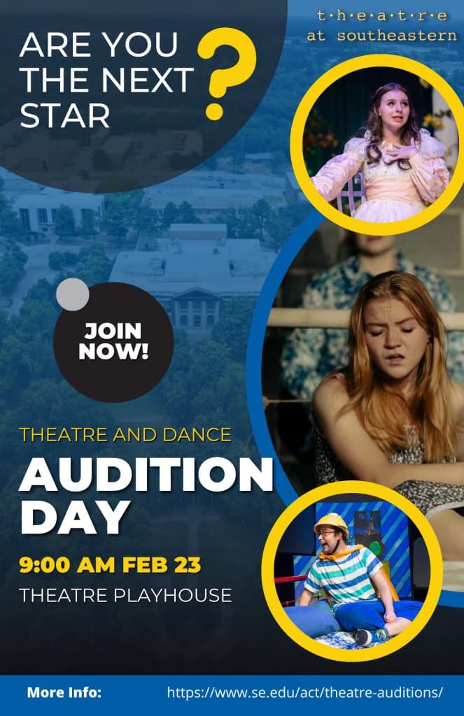 Audition Day Poster
