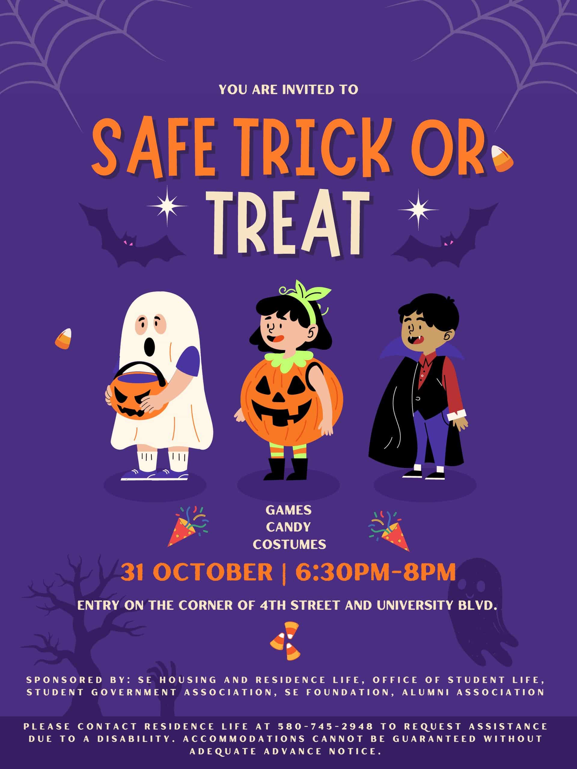 Safe Trick or Treat Southeastern Oklahoma State University