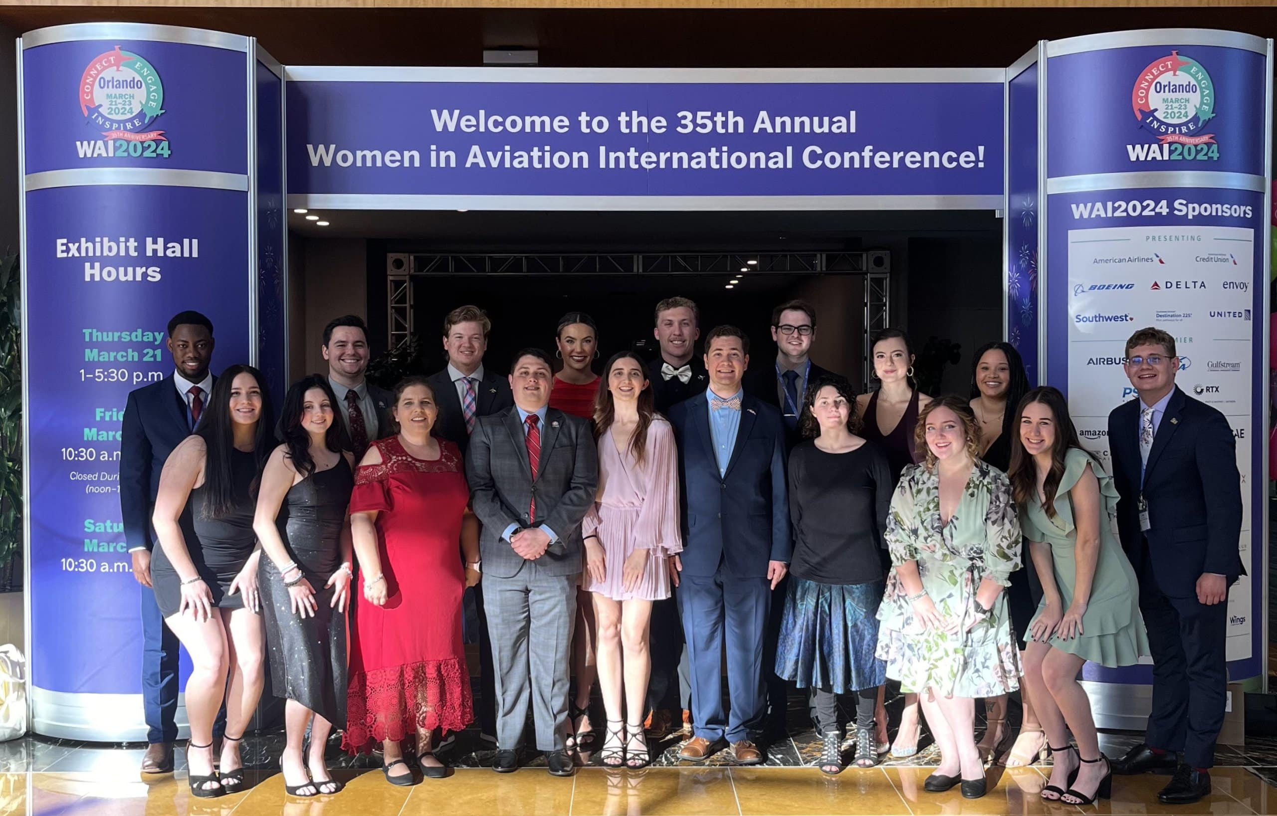 Southeastern students attend Women in Aviation International Conference