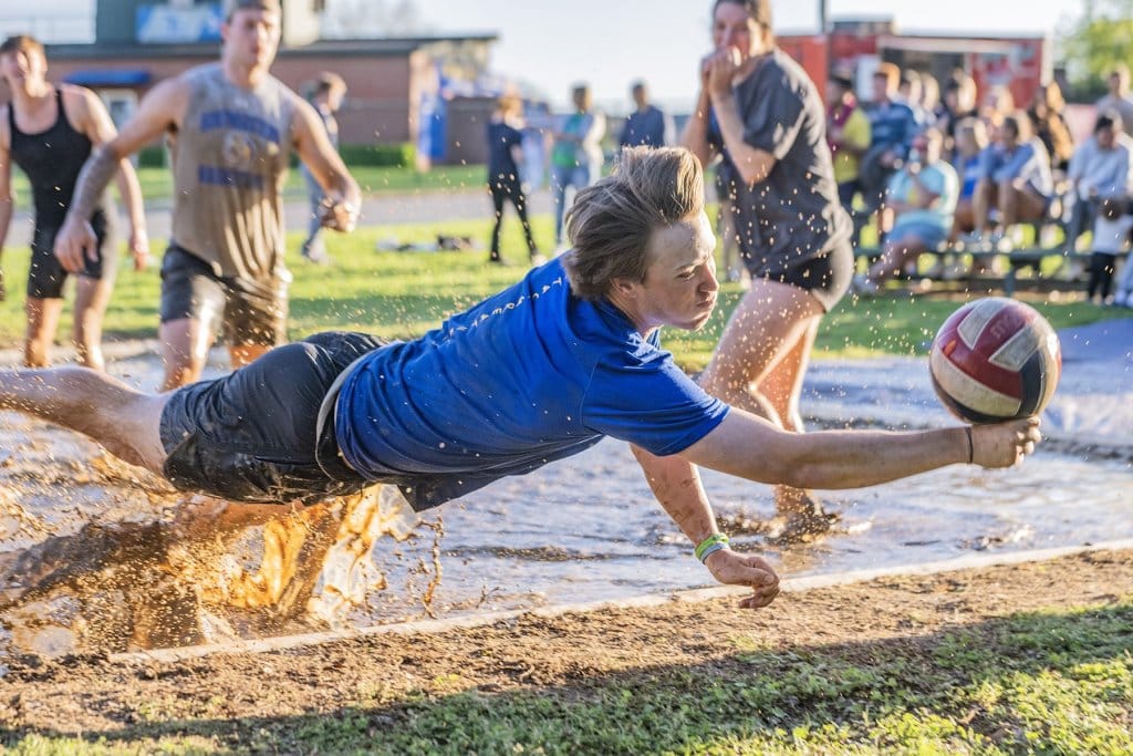 Mud Volleyball player in 2024