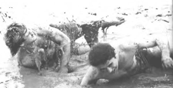 Mud Volleyball in 1985