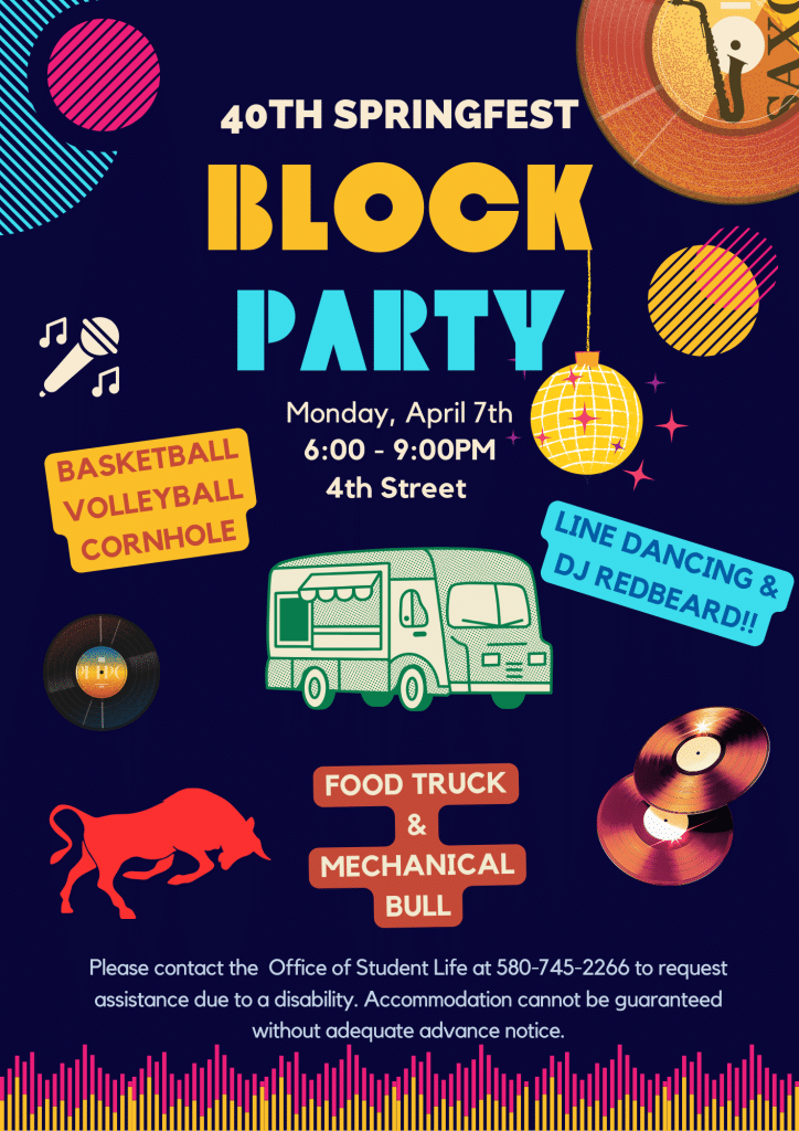 Block Party schedule