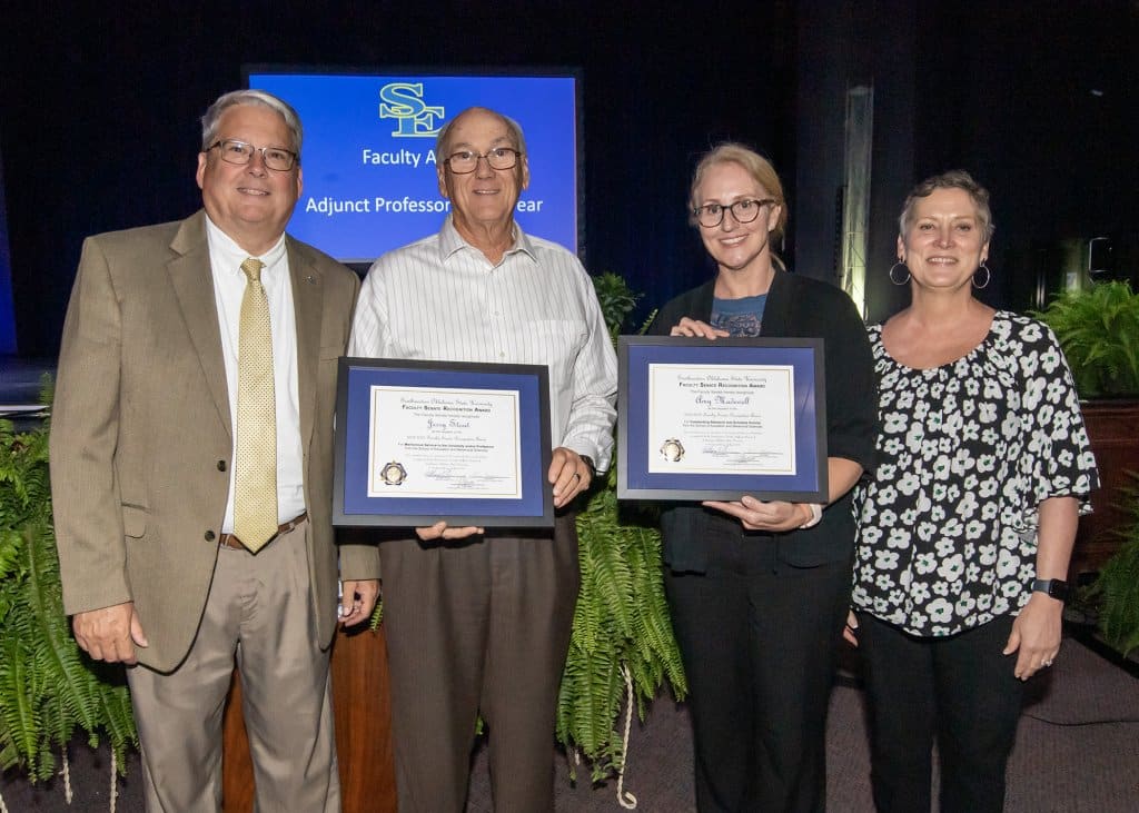 School of Education and Behavioral Sciences
•	Dr. Kathleen Boothe, Excellence in Teaching
•	Dr. Amy Madewell, Outstanding Research and Scholarly Activity
•	Dr. Jerry Stout, Meritorious Service to the University and/or Profession
