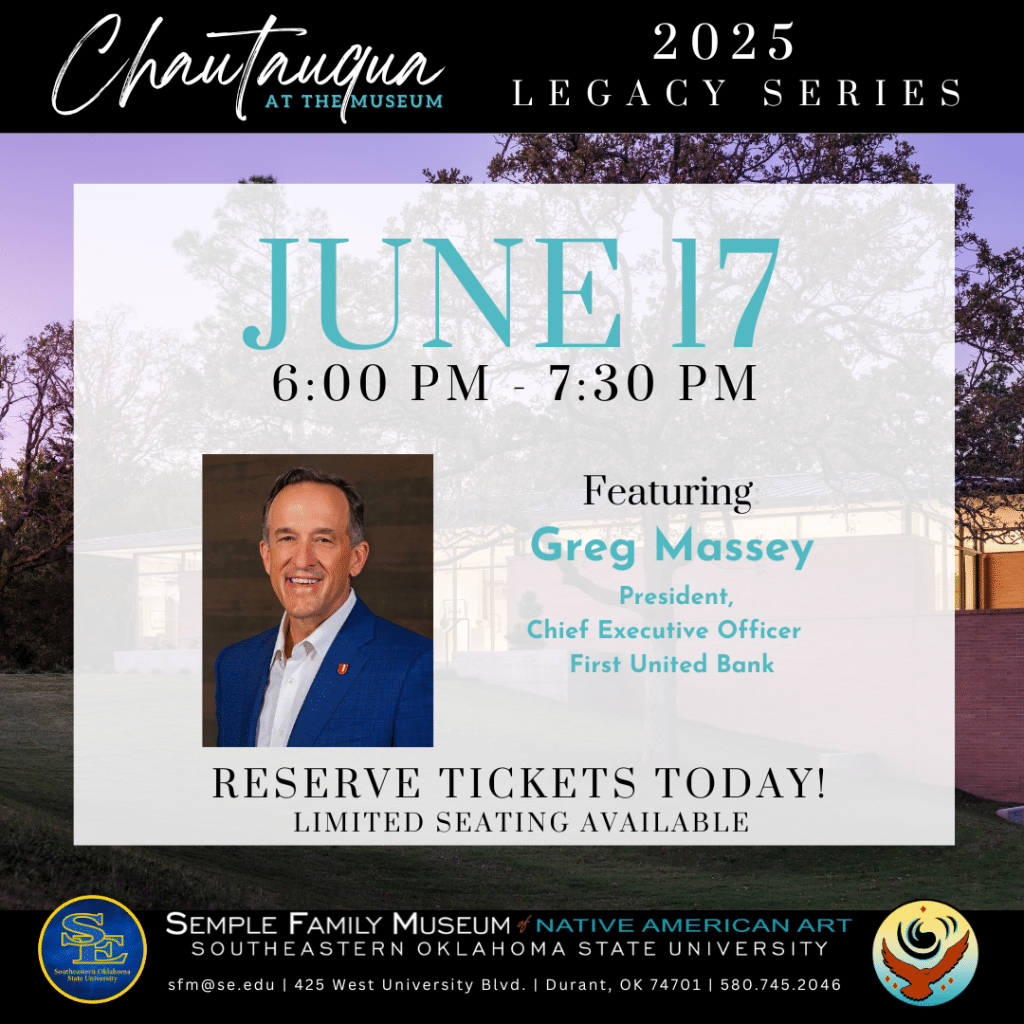 2025 Chautauqua Legacy Series featuring Greg Massey.