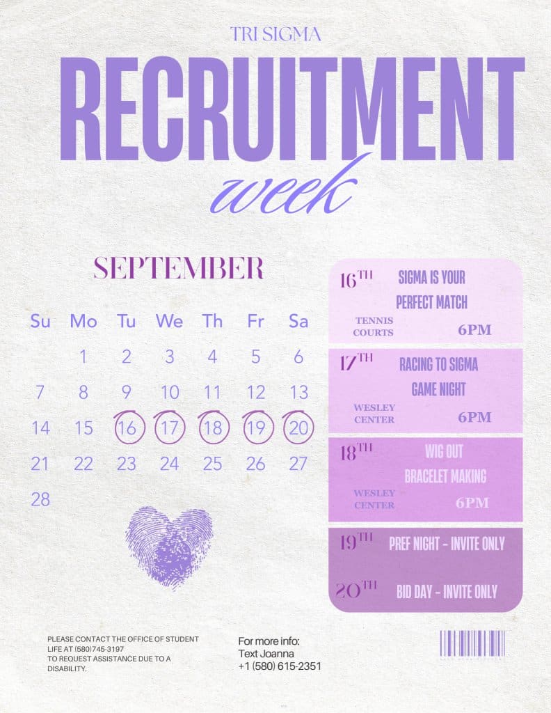 Tri Sigma – Recruitment Week