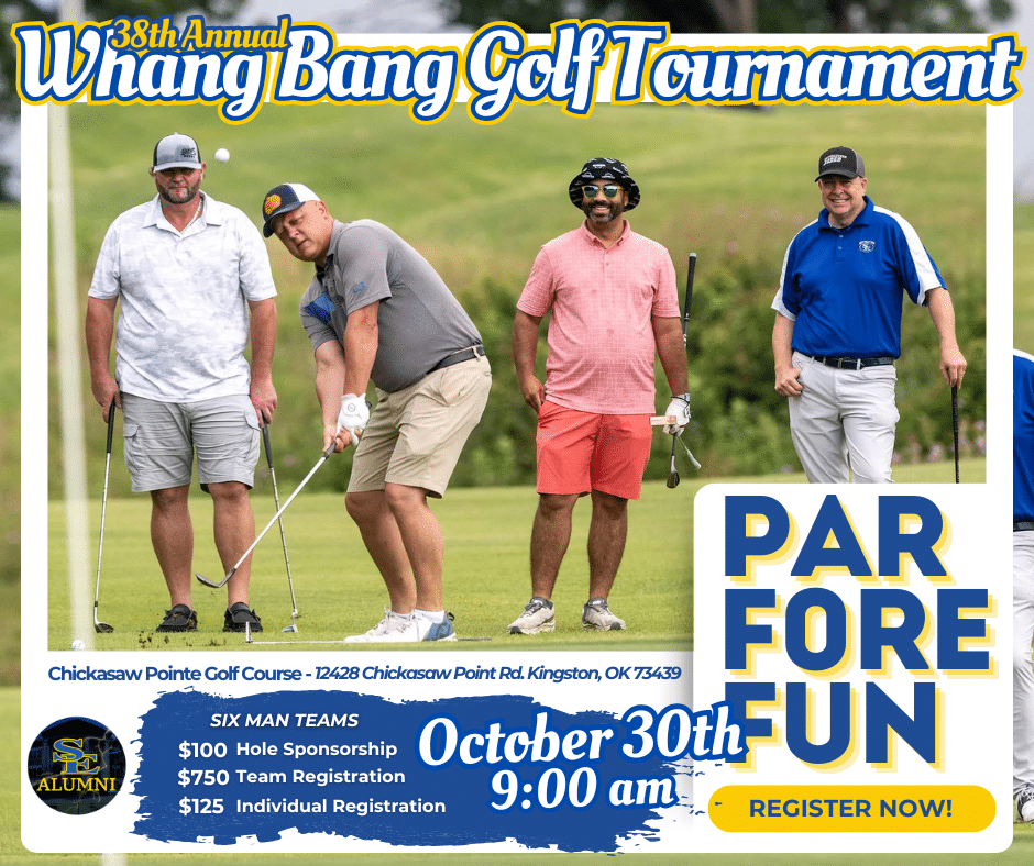 A flyer for the 2025 Whang Bang Golf Tournament