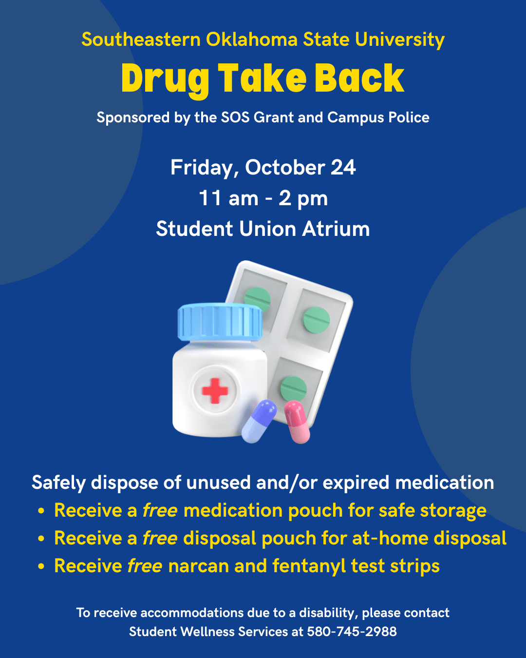 2025 Drug Take Back Drug Take Back Flyer for October 24, 2025