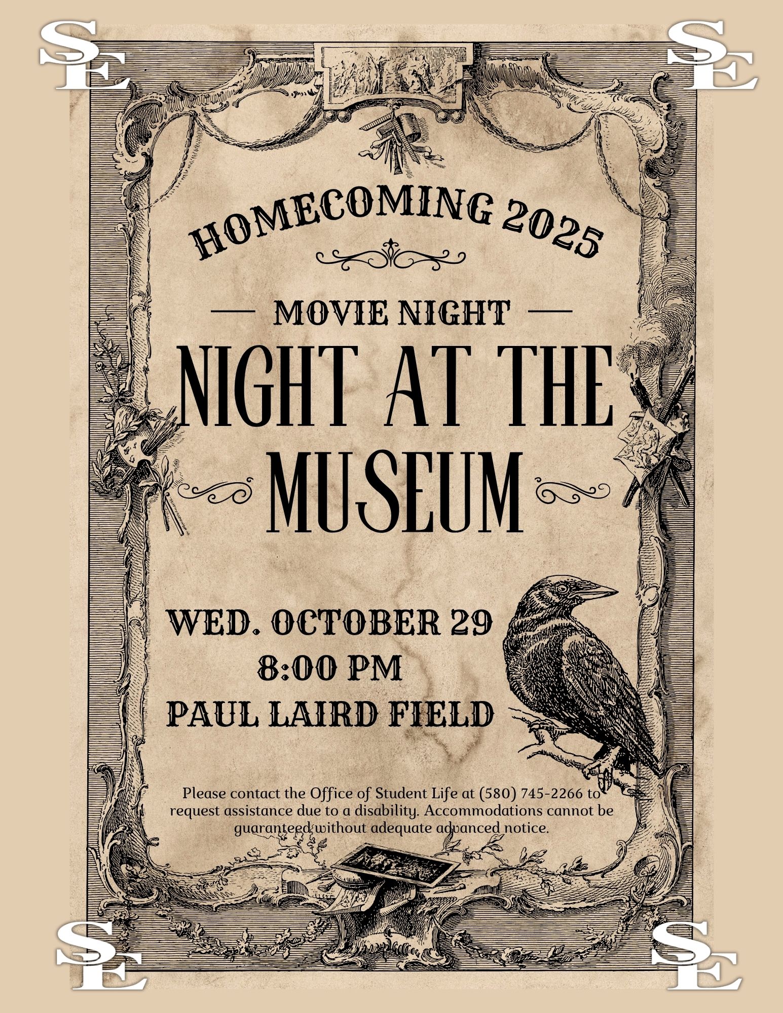 Night at the museum flyer