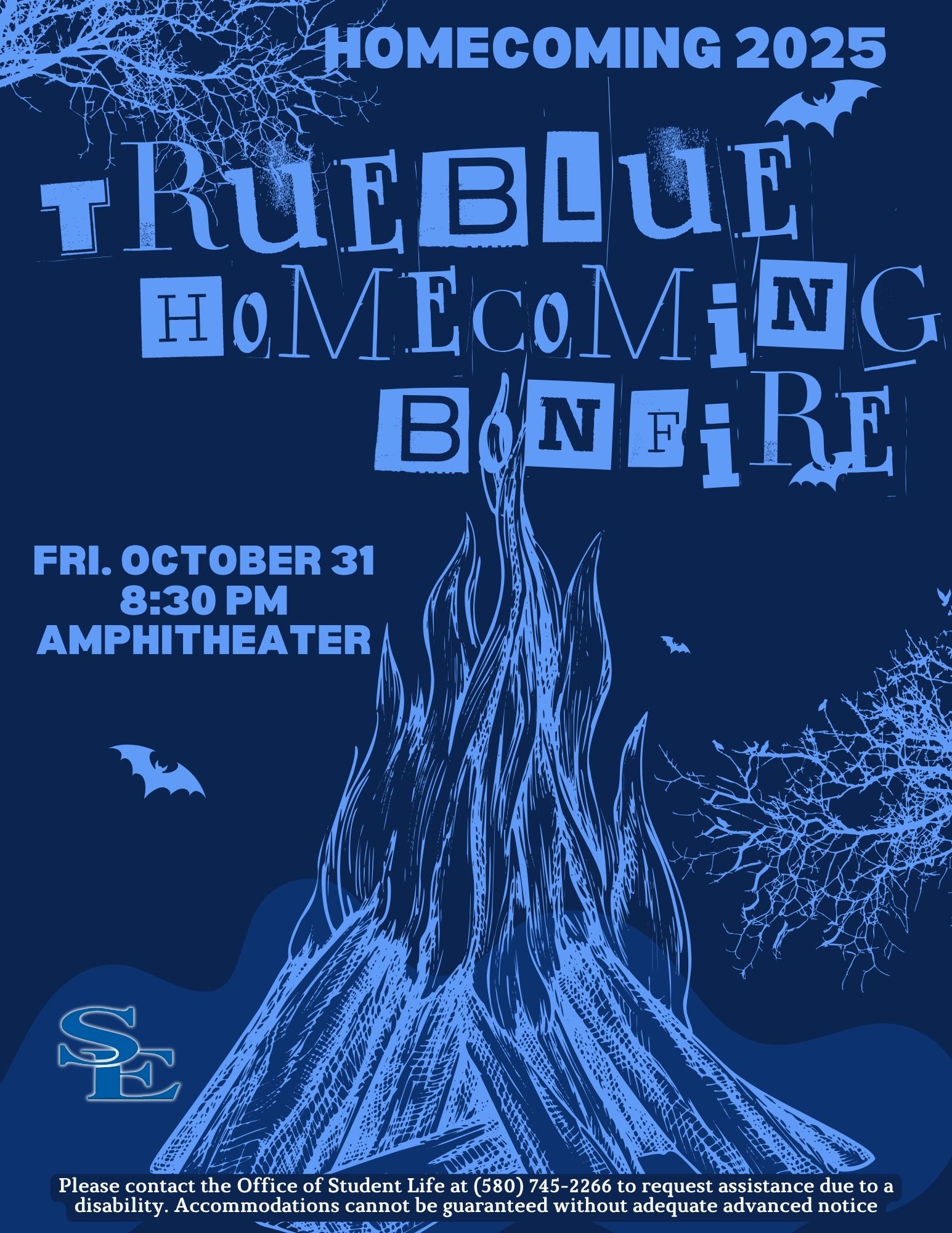 True Blue Spirit Rally Flyer