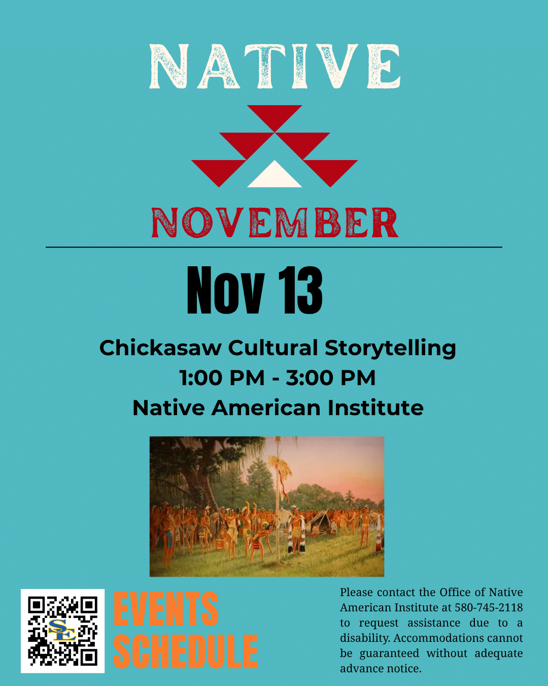 Chickasaw Storytelling Flyer