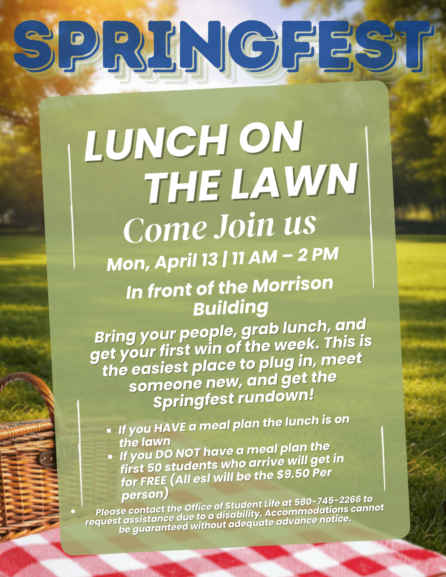 SpringFest on the Lawn