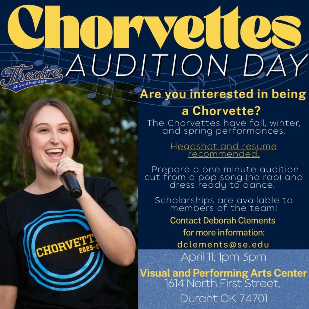 Chorvettes Audition Day flyer