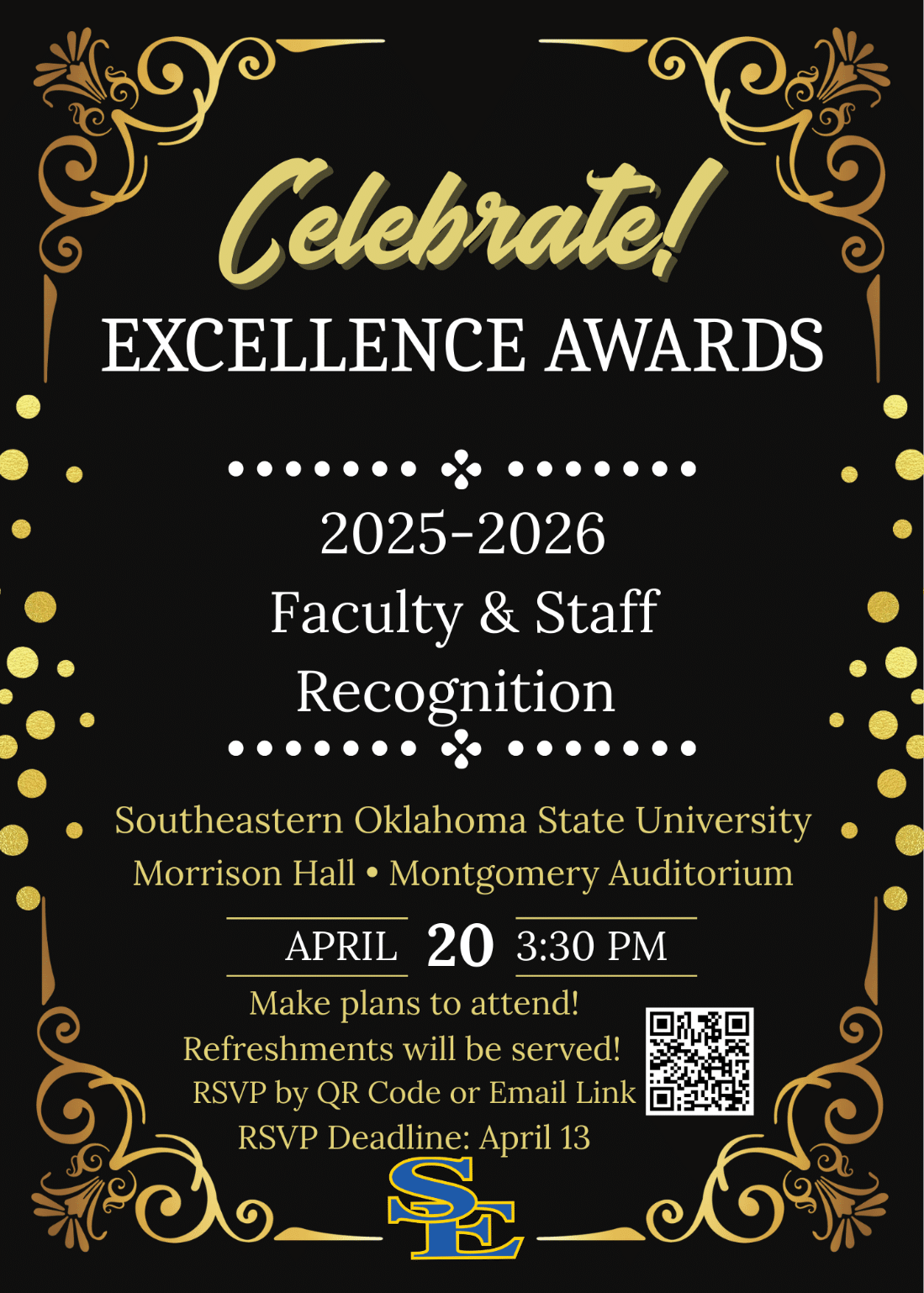 Faculty/Staff Recognition flyer