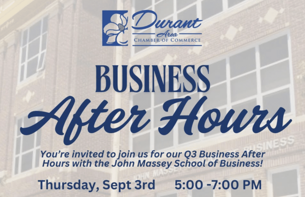Durant Chamber “Business After Hours” at JMSB