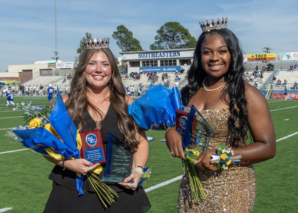 Brookelyn Mitchell and India McMurray were named 2026 Homecoming Royalty.