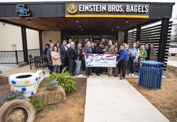 Ribbon-cutting held for Einsteins Bros. Bagels Thumbnail