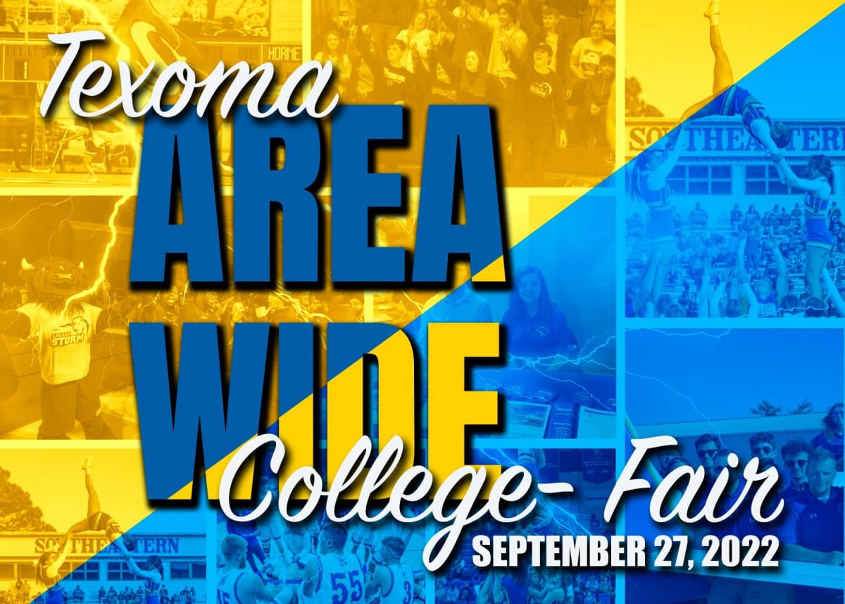 Texoma Area Wide College Fair banner