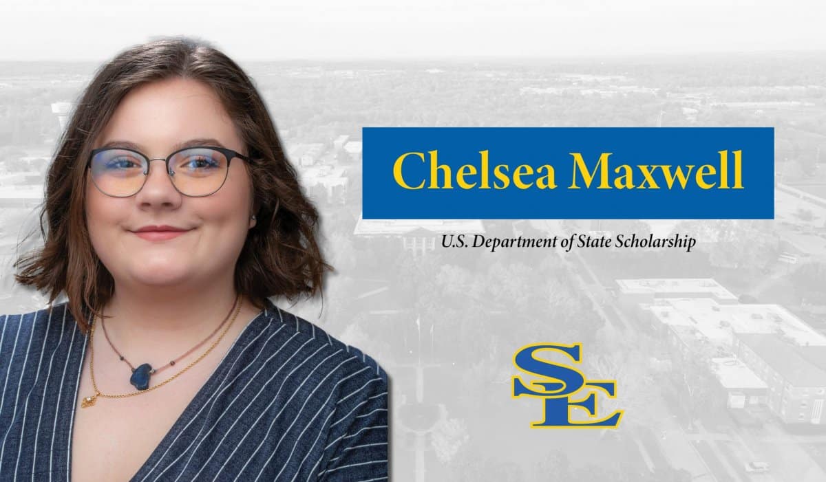 Southeastern freshman earns U.S. Department of State Scholarship to study abroad banner