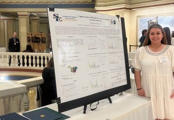 Emma Quintana represents Southeastern at Research Day at the Capitol Thumbnail