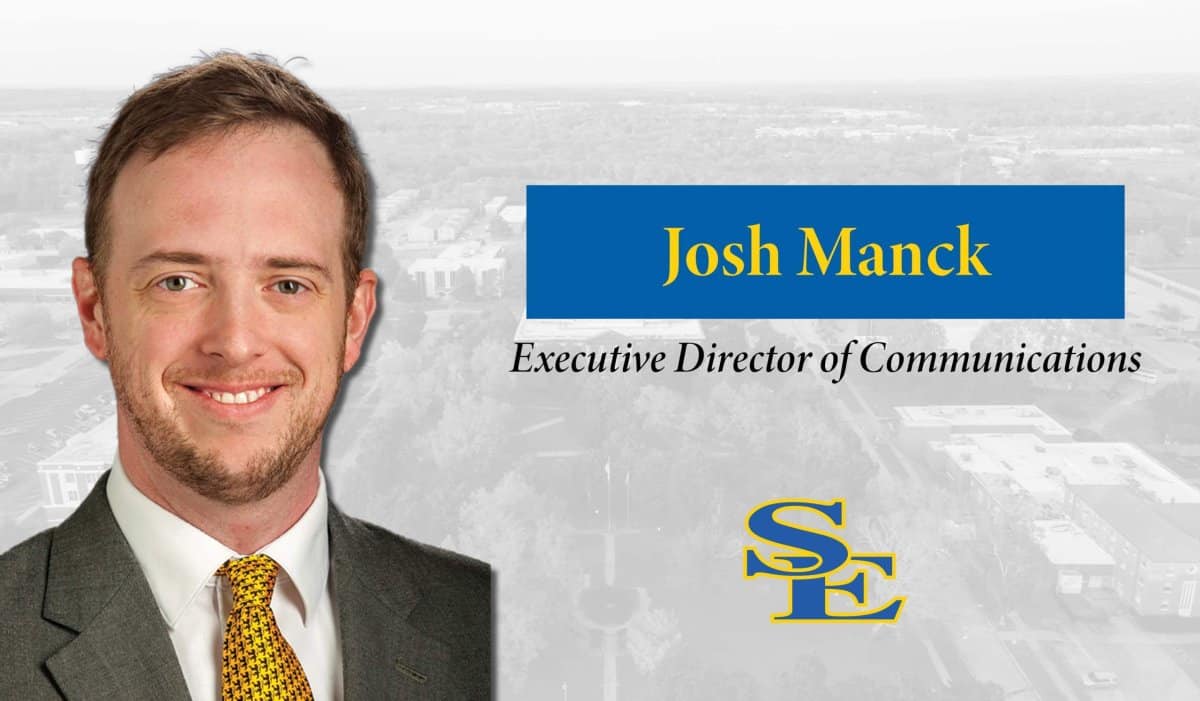 Josh Manck hired as Executive Director of Communications banner