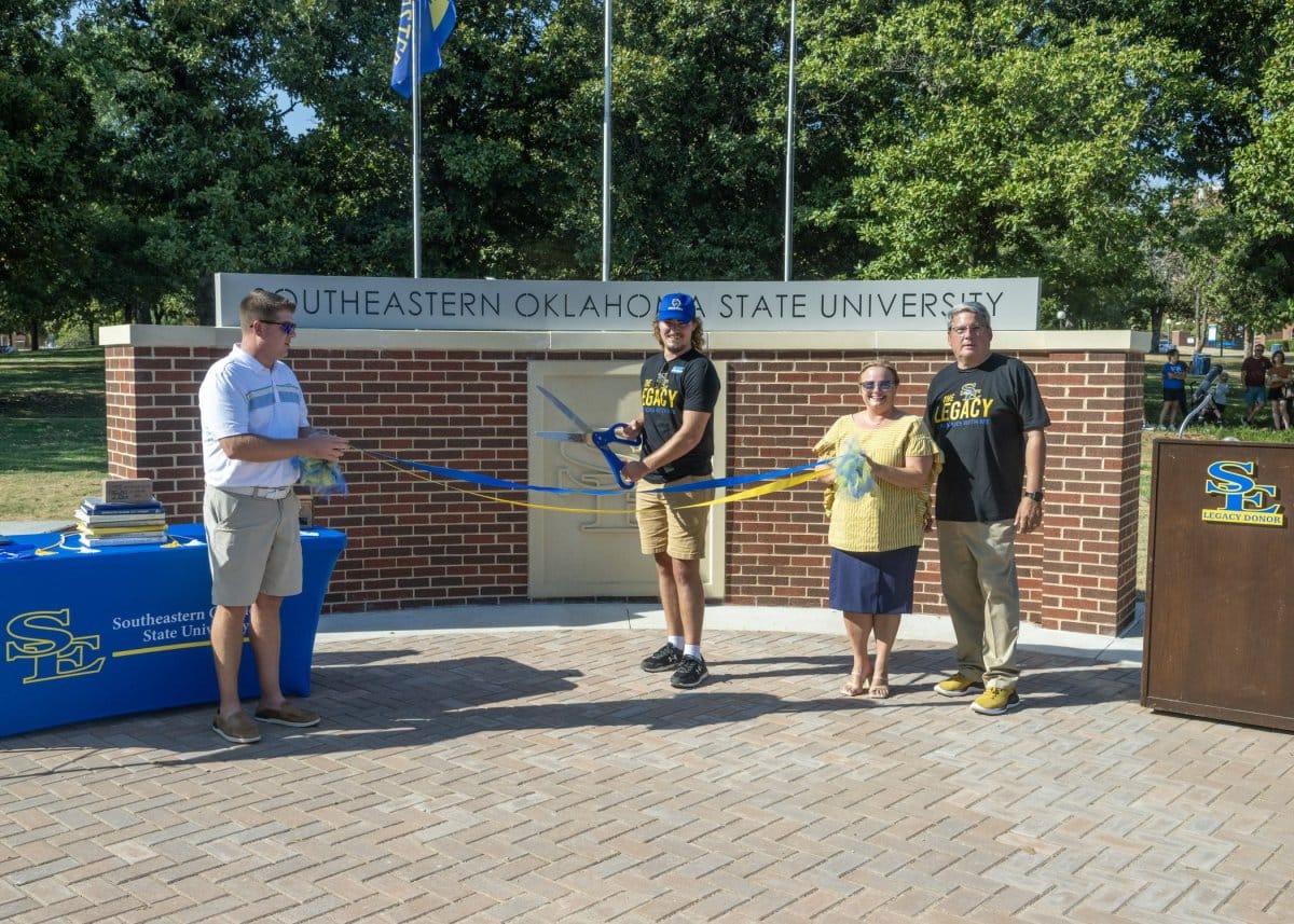 Southeastern officially opens Legacy Plaza, launches Legacy Fund campaign banner