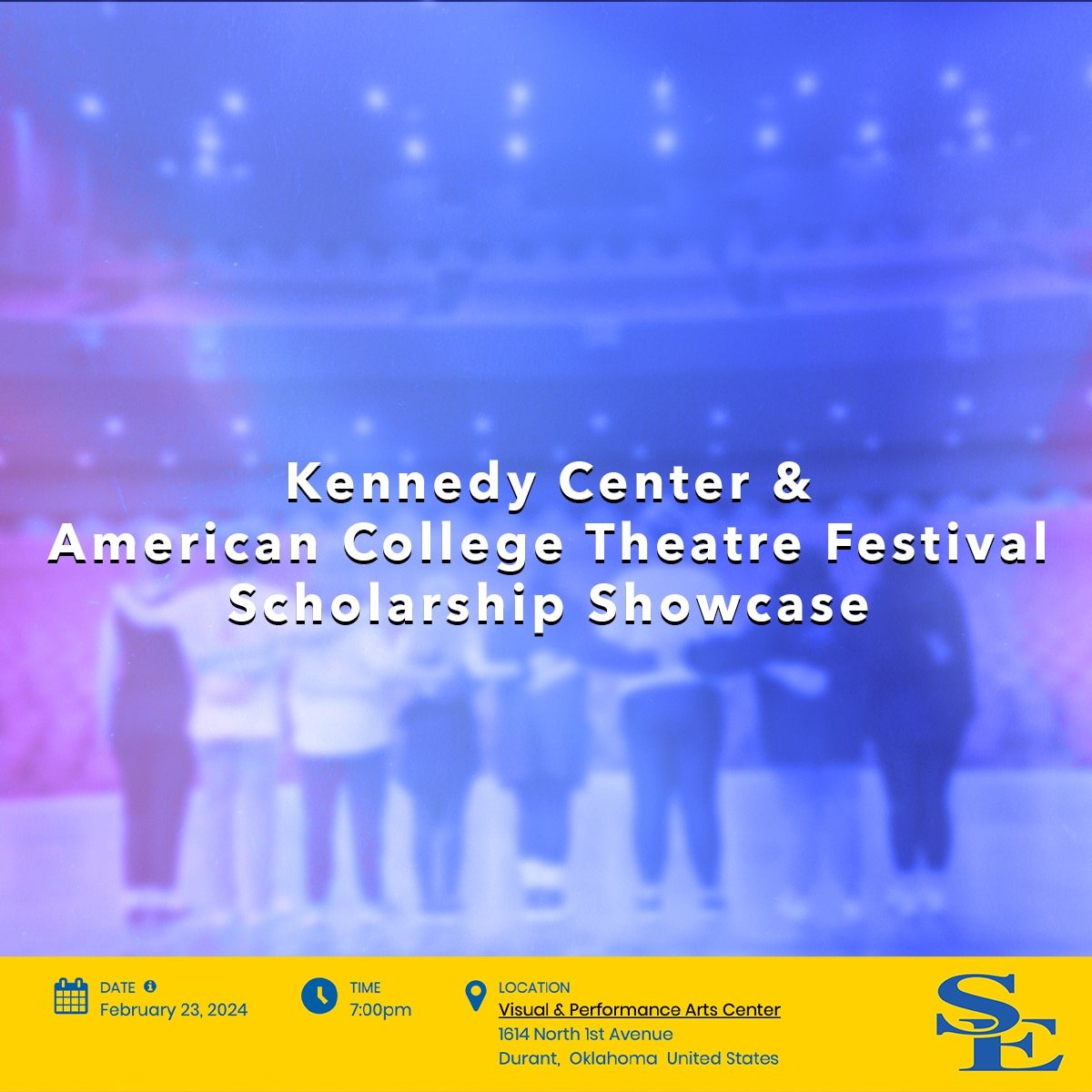 Kennedy Center & American College Theatre Festival Scholarship Showcase banner