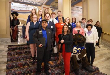 Southeastern students attend 2024 Higher Education Day at the capitol Thumbnail