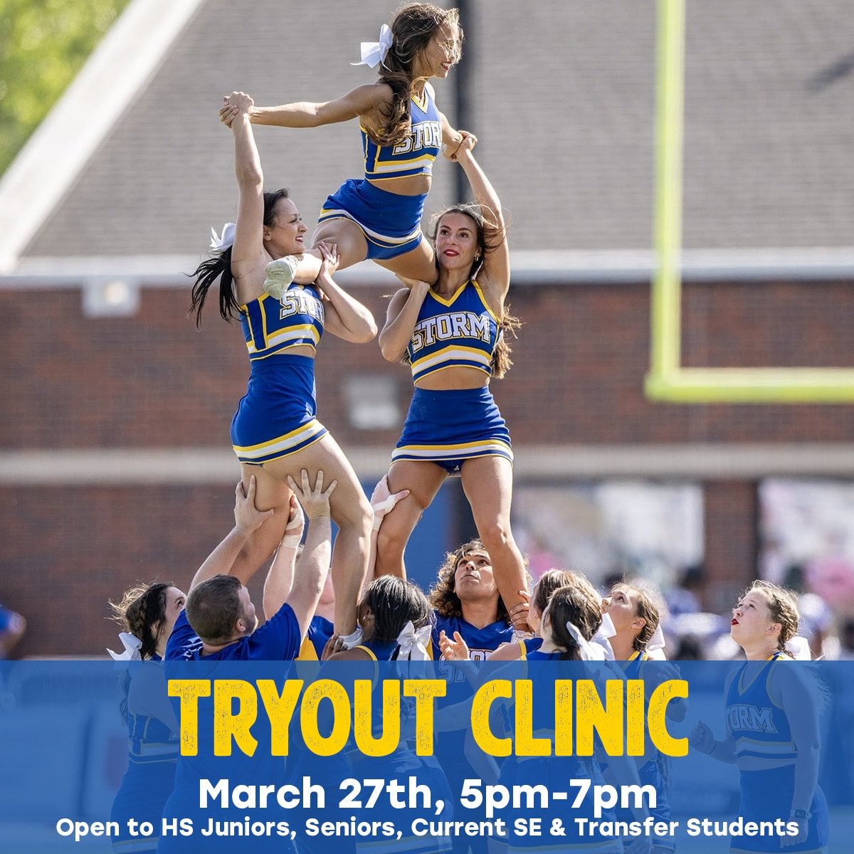 Cheer Tryout Clinic banner