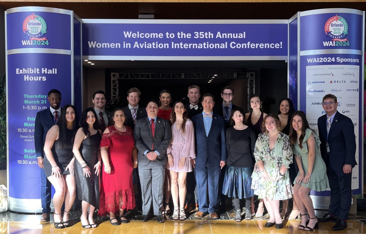 Southeastern students attend Women in Aviation International Conference banner