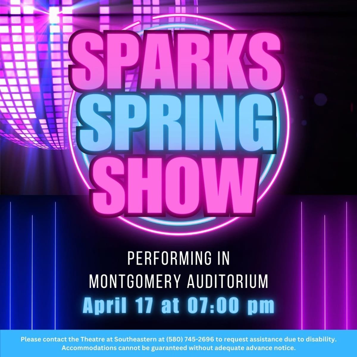 SPARKS Spring Show banner