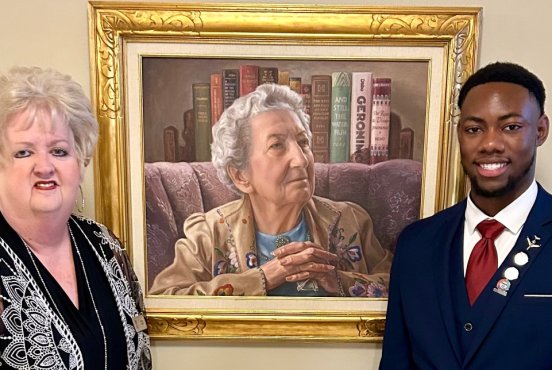 Southeastern student Tarique Lyons speaks at AERO Oklahoma at the state capitol Thumbnail