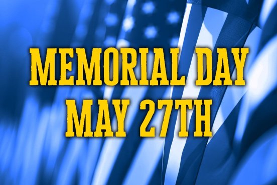 Memorial Day Holiday (No Classes/University Closed) Thumbnail