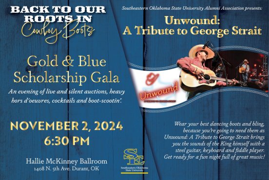 Southeastern to go “Back To Our Roots In Cowboy Boots” at annual Gold and Blue Scholarship Gala on November 2 Thumbnail