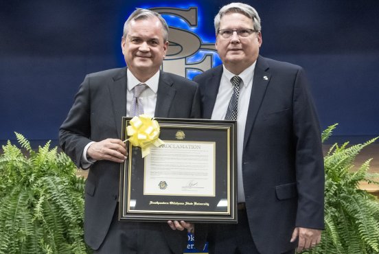 New Chancellor Sean Burrage visits SE campus Thumbnail