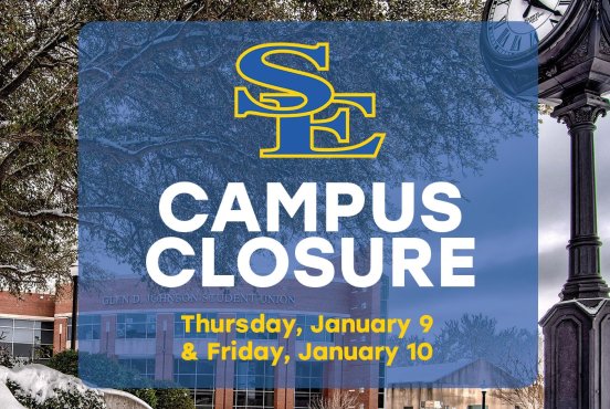 Southeastern announces campus closure for winter weather on January 9-10 Thumbnail