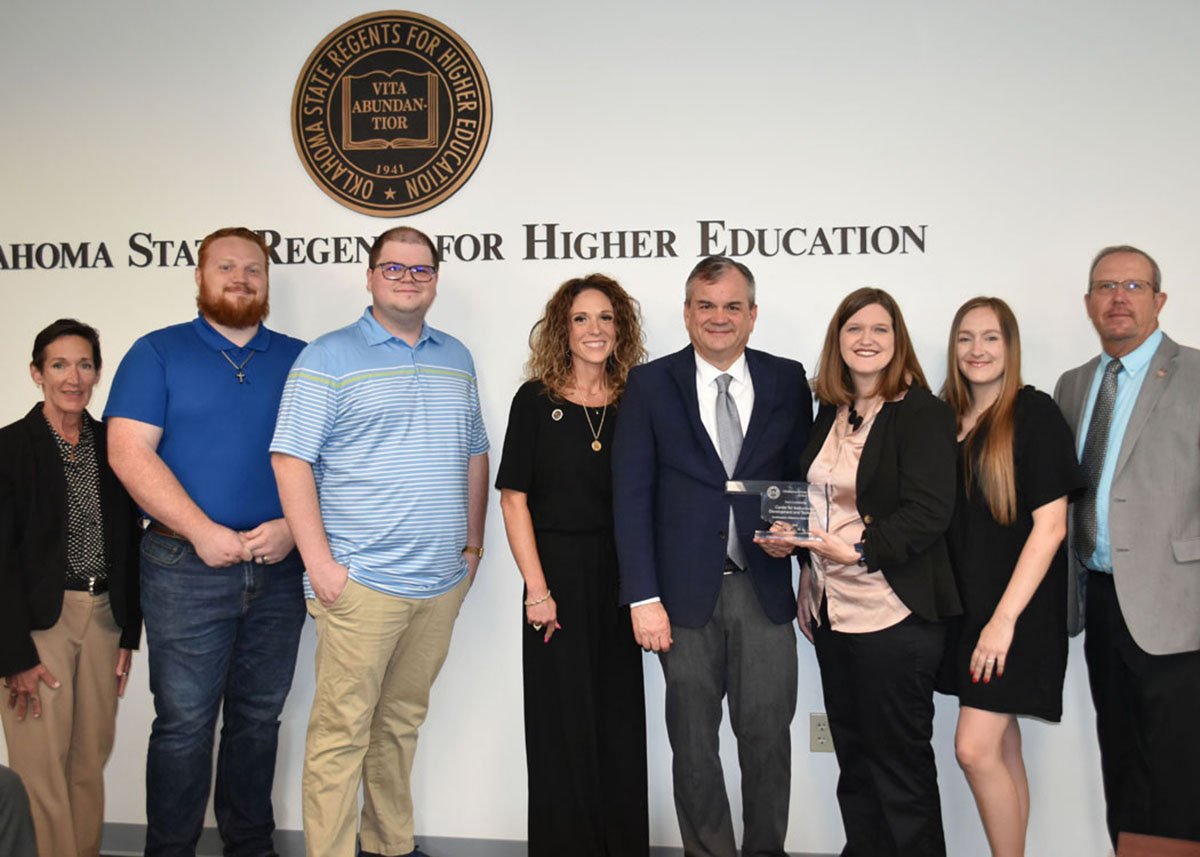 Southeastern Center for Instructional Development and Technology honored with State Regents’ award banner