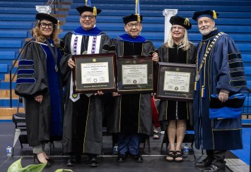 Southeastern awards Honorary Doctor of Business Administration degrees to Chief Gregory Pyle, Governor Bill Anoatubby, and Chief Gary Batton Thumbnail