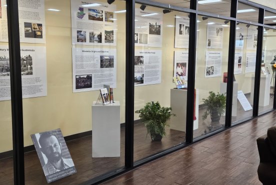 Exhibit featuring Blessed Stanley Rother now on display in the Henry G. Bennett Memorial Library  Thumbnail