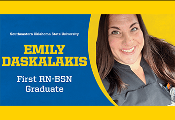 Emily Daskalakis becomes Southeastern’s first RN-BSN graduate  Thumbnail