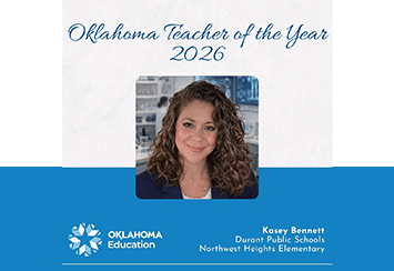 Southeastern alumna Kasey Bennett named 2026 Oklahoma Teacher of the Year  Thumbnail