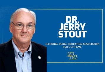 Dr. Jerry Stout inducted into National Rural Education Association Hall of Fame  Thumbnail