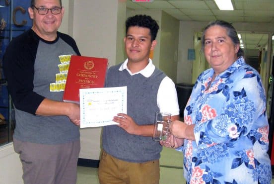 Sergio Vazquez Gomez Named Top   General Chemistry Student for 2019 Thumbnail