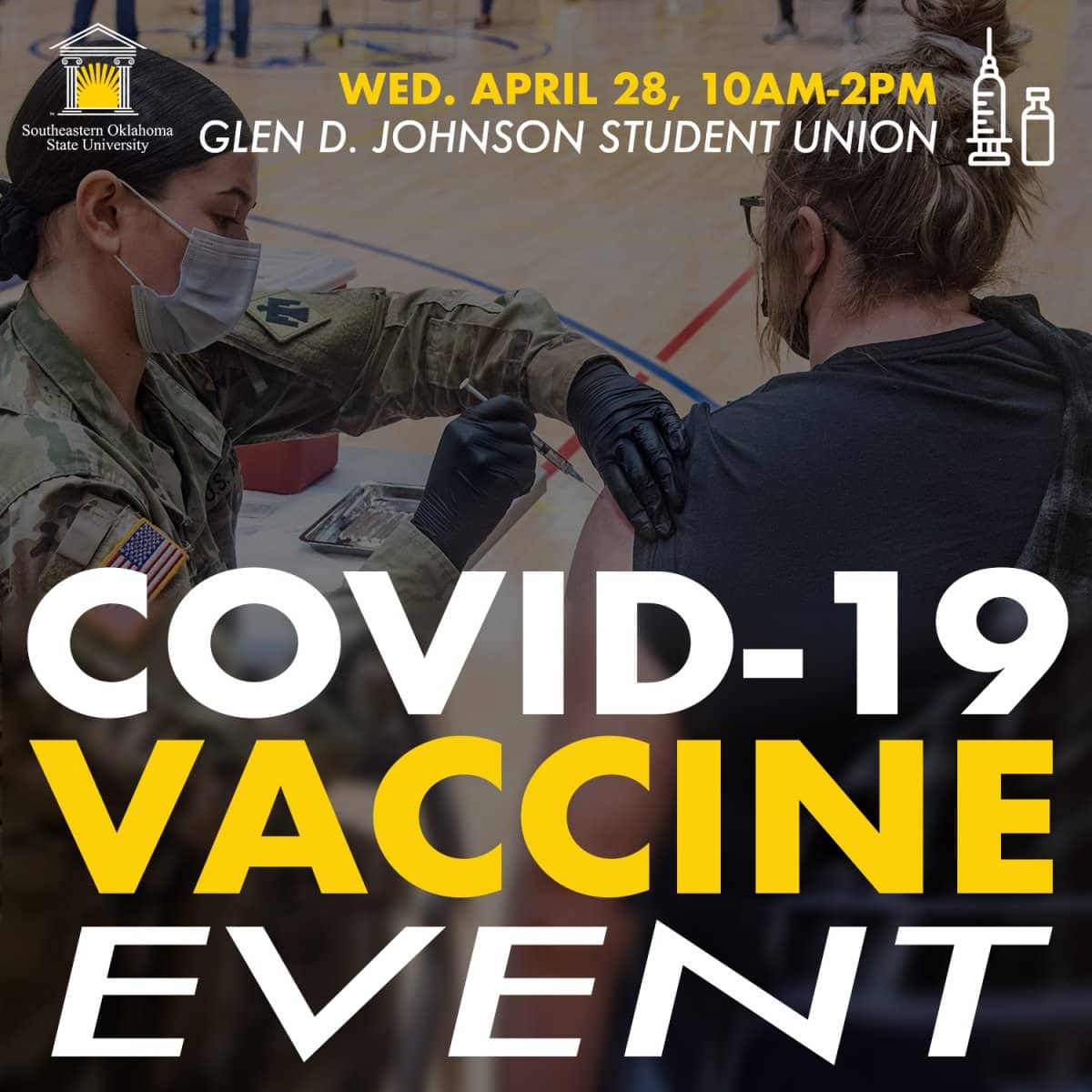 Second vaccination event is April 28  for Southeastern students, faculty, staff banner