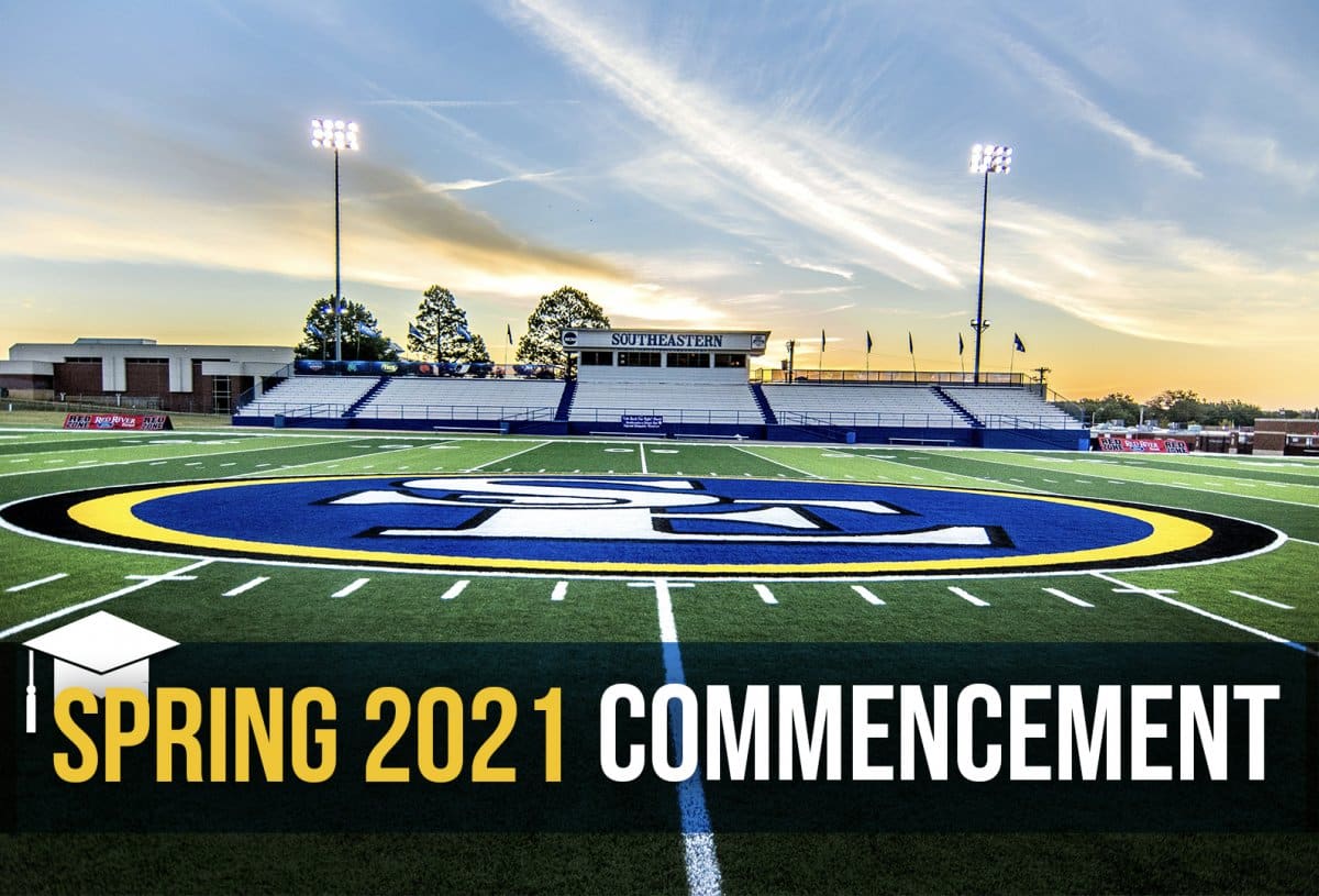 Spring 2021 Commencement banner